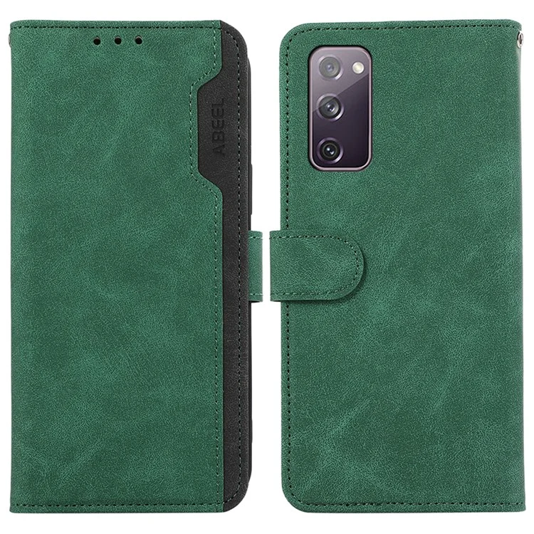 ABEEL For Samsung Galaxy S20 FE / S20 FE 5G / S20 FE 2022 / S20 Lite Case RFID Blocking Wallet Phone Cover - Green