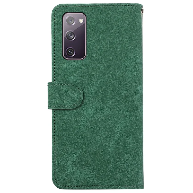 ABEEL For Samsung Galaxy S20 FE / S20 FE 5G / S20 FE 2022 / S20 Lite Case RFID Blocking Wallet Phone Cover - Green