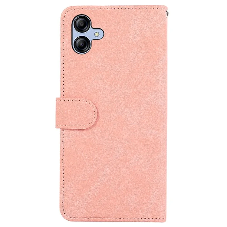 ABEEL For 	Samsung Galaxy A05 4G Wallet Case PU Leather RFID Blocking Phone Guard Cover - Pink