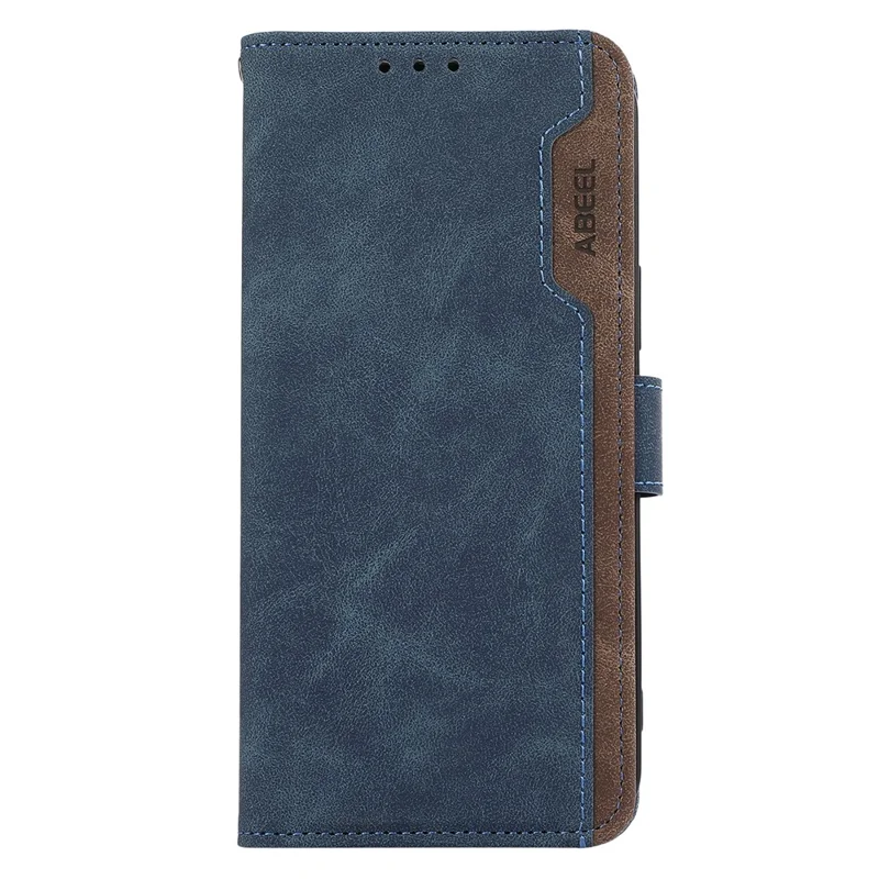 ABEEL For iPhone 15 Plus Phone Cover Color Matching RFID Blocking Card Slots Case - Blue