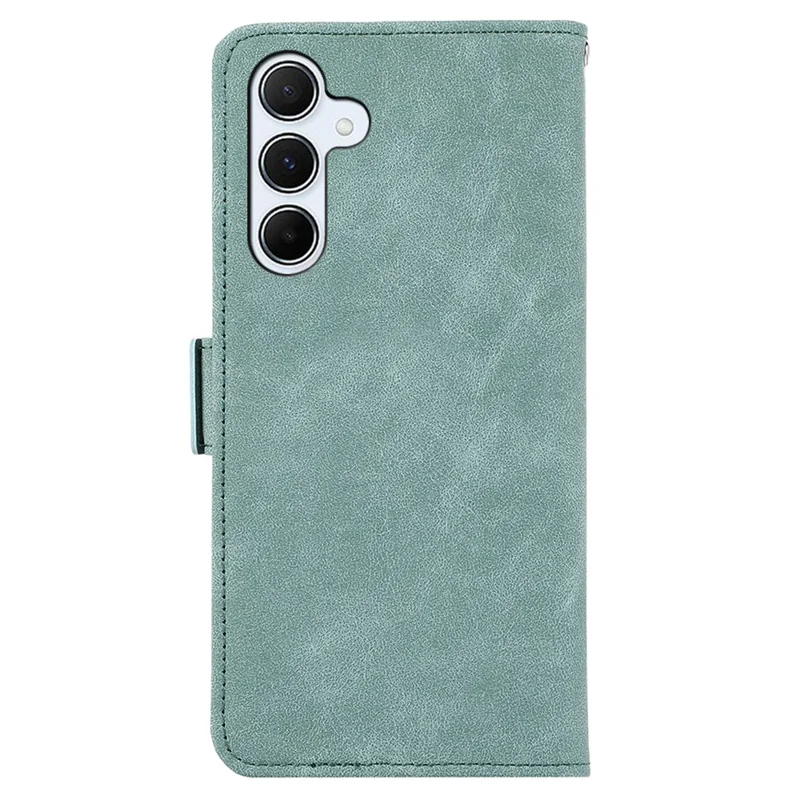 ABEEL For Samsung Galaxy A34 5G PU Leather Protective Cover RFID Blocking Stand Phone Case - Baby Blue