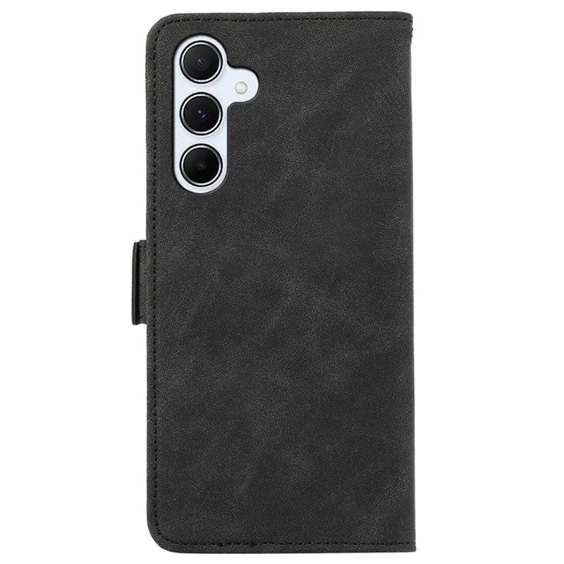 ABEEL For Samsung Galaxy S23 FE Case RFID Blocking Stand PU Leather Phone Cover - Black