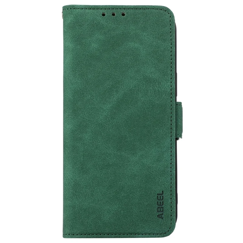 ABEEL For Samsung Galaxy A25 5G (Global) (161.0 x 76.5 x 8.3mm) Leather Case with RFID Blocking Wallet - Green