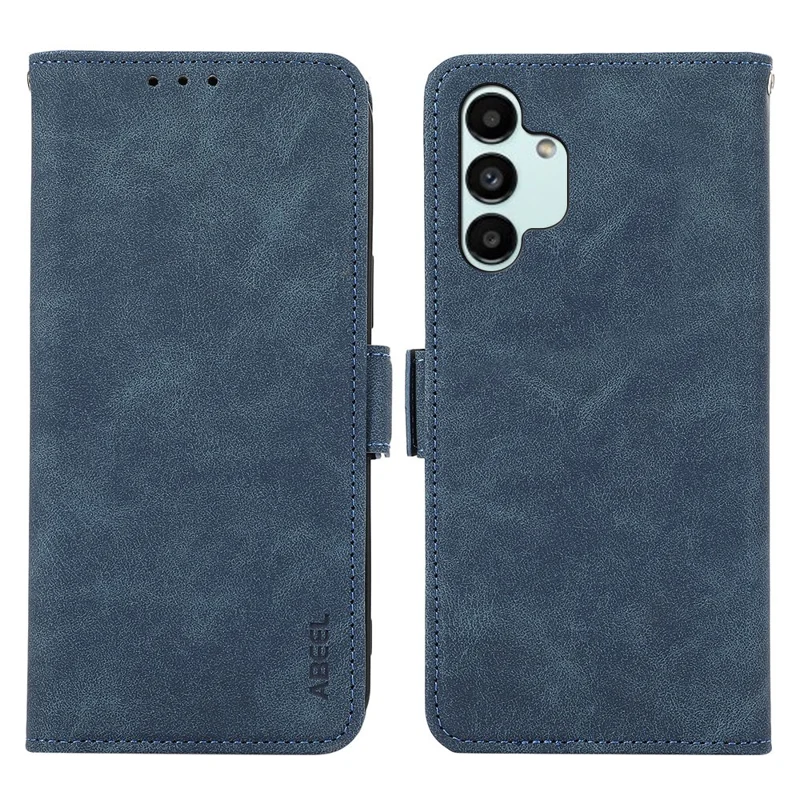 ABEEL For Samsung Galaxy A13 5G / A04s 4G (164.7mm) Case RFID Blocking Leather Phone Cover - Blue