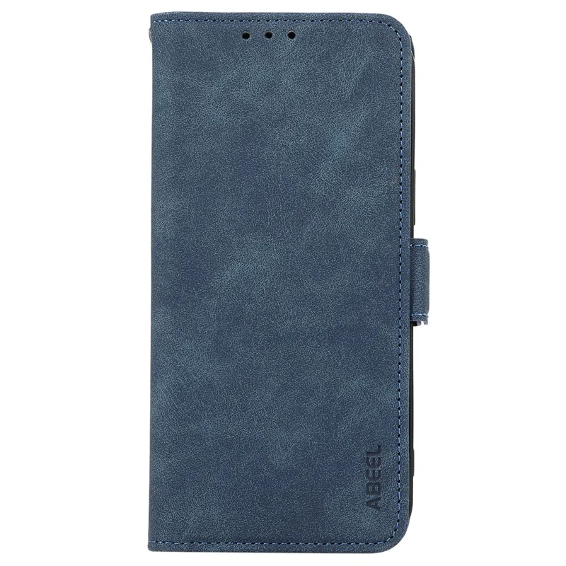 ABEEL For Samsung Galaxy A24 4G (162.1 x 77.6 x 8.3mm) PU Leather Case RFID Blocking Phone Stand Protective Shell - Blue