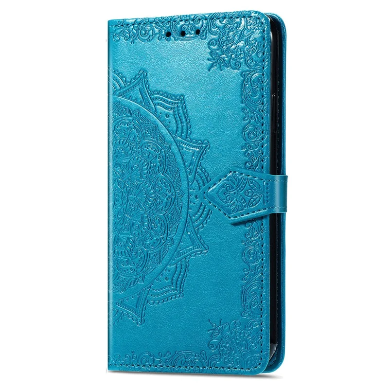 For Honor X9b 5G / Magic6 Lite 5G / X50 5G Case Mandala Flower Wallet Leather Phone Cover - Blue