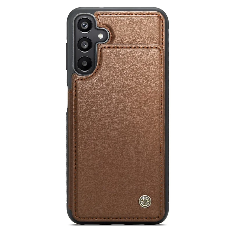 CASEME C22 Series Per Samsung Galaxy A15 4G / 5G Custodia Pelle RFID Blocking 5 Slot per Schede Supporto Posteriore - Marrone