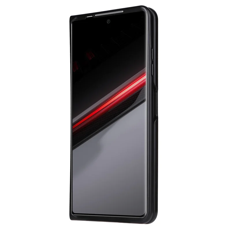 For Honor Magic V2 RSR Porsche Design Case Carbon Fiber Texture Leather Coated PC Phone Cover - Blue