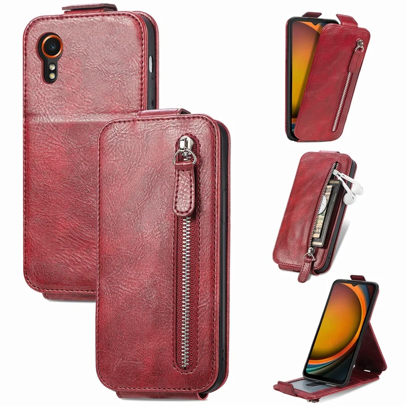 Für Samsung Galaxy Xcover 7 Staubdicht - Weinrot