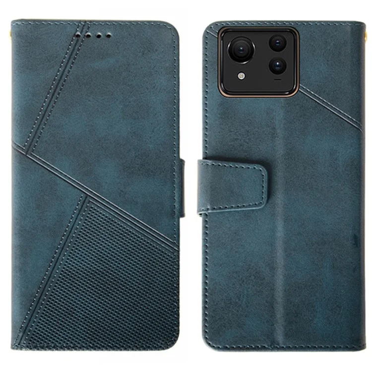 IDEWEI For Asus Zenfone 11 Ultra 5G Cover Card Slots Holder Calf Texture PU Leather Phone Case - Blue