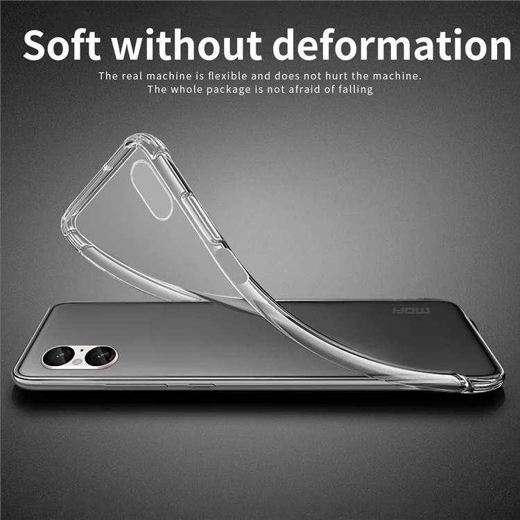 MOFI For Sony Xperia 10 VI Case Transparent Soft TPU Protective Phone Cover