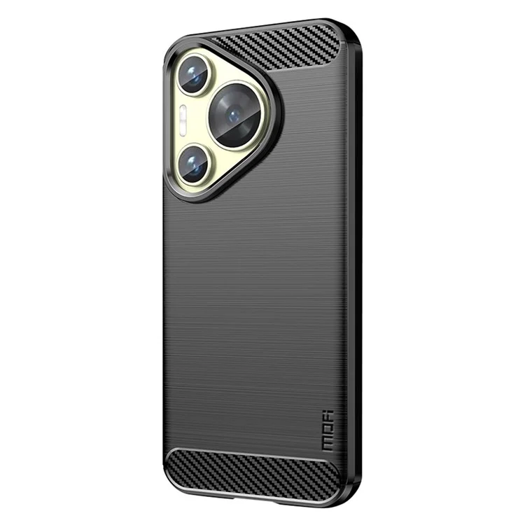 MOFI JK TPU Series-1 Für Huawei Pura 70 Case Brushed Drop Protection Back Phone Cover - Schwarz