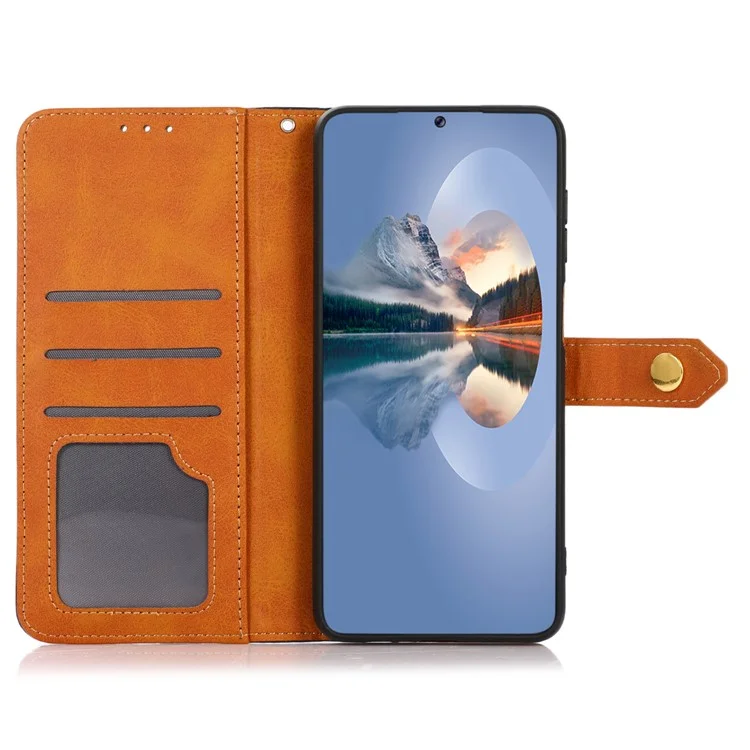 KHAZNEH Para Google Pixel 9 Pro XL Funda Magnética Flip PU Leather Stand Funda Protectora - Azul