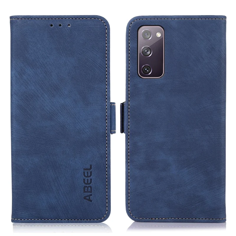 ABEEL For Samsung Galaxy S20 FE / S20 FE 5G / S20 FE 2022 / S20 Lite Case Wallet Leather Phone Cover - Blue