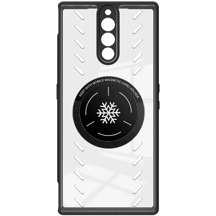 IMAK UX-9A Série pour ZTE nubia Red Magic 8 Pro 5G / 8 Pro+ 5G / 8S Pro Étui Transparent Dissipation Thermique PC+TPU