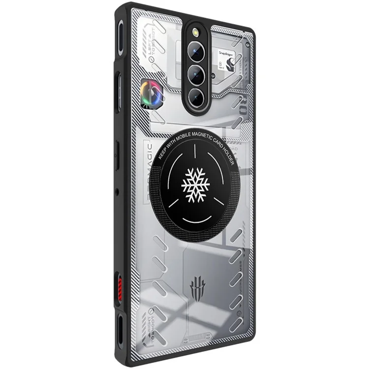 IMAK UX-9A Série pour ZTE nubia Red Magic 8 Pro 5G / 8 Pro+ 5G / 8S Pro Étui Transparent Dissipation Thermique PC+TPU