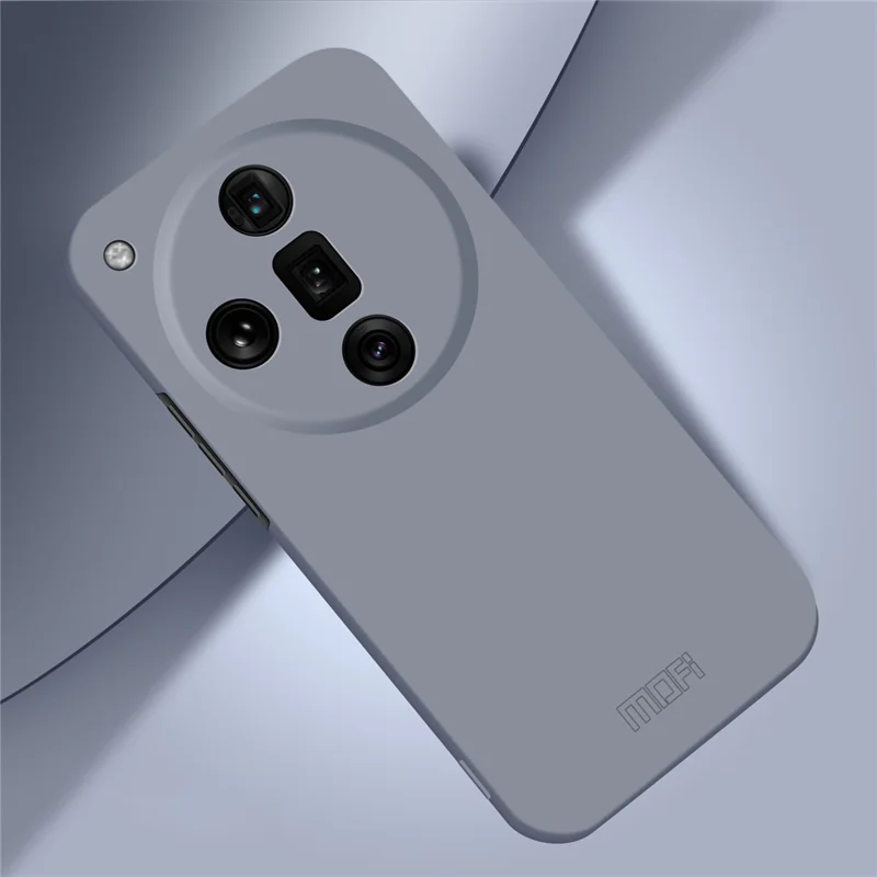 MOFI JK Qin Series For Oppo Find X7 Ultra Slim Case Matte TPU+Acrylic Phone Back Shell - Grey