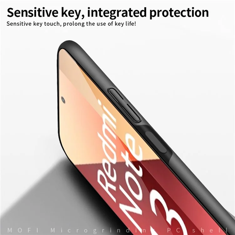 MOFI JK PC Series-1 Чехол для Xiaomi Redmi Note 13 4G Ультратонкий жёсткий ПК Чехол для телефона - Чёрный 
