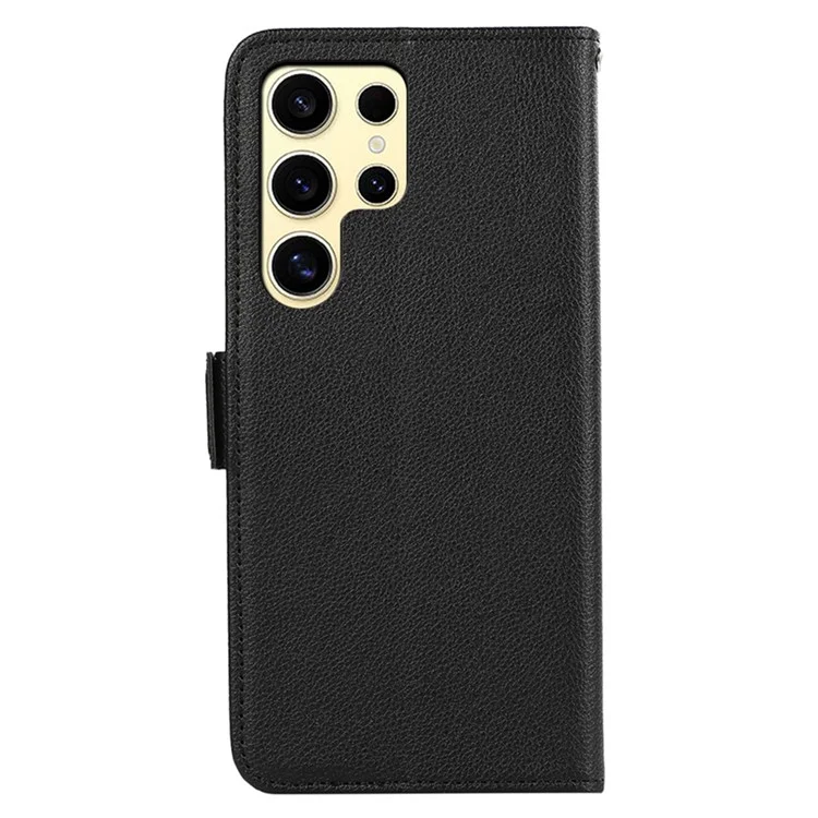 ABEEL Pour Samsung Galaxy S22 Ultra 5G Étui Antichoc Blocage RFID Housse de Téléphone - Noir