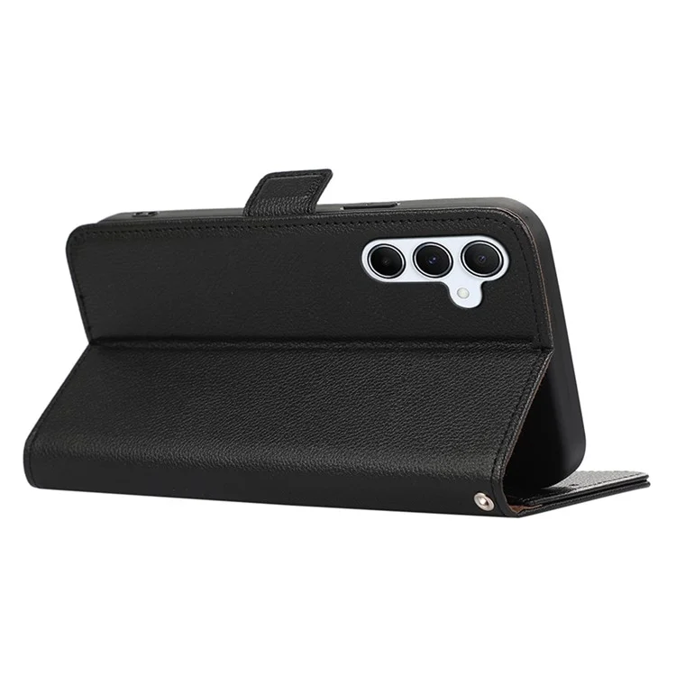 ABEEL Für Samsung Galaxy A05s 4G-Hülle Kartenfach RFID-blockierendes Smartphone-Cover - Schwarz