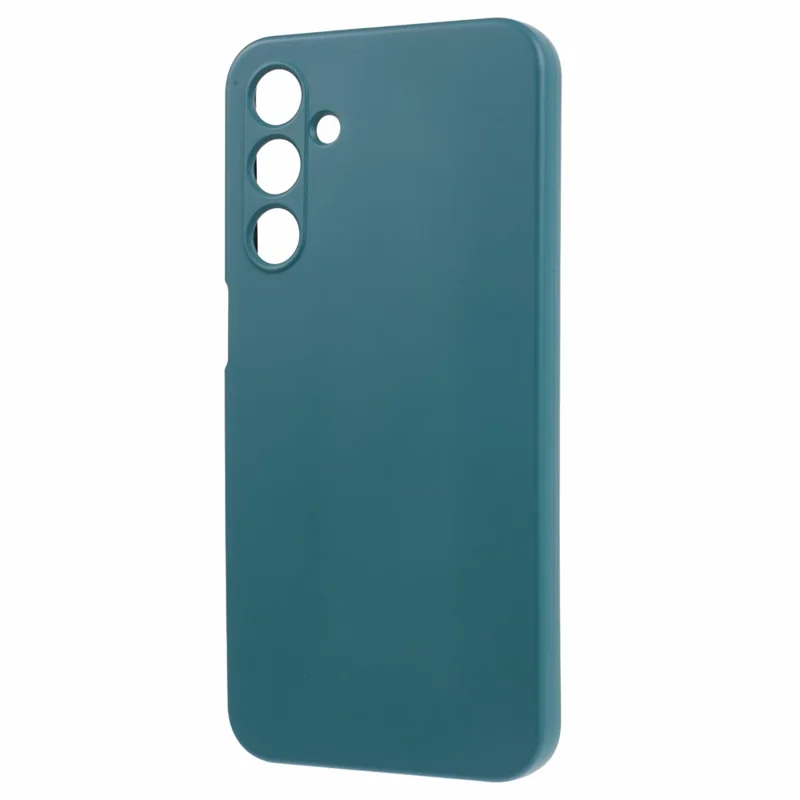 Para Samsung Galaxy A15 4G / 5G Case TPU+Fiber Lining Soft Touch Phone Cover Lens Protection - Army Green