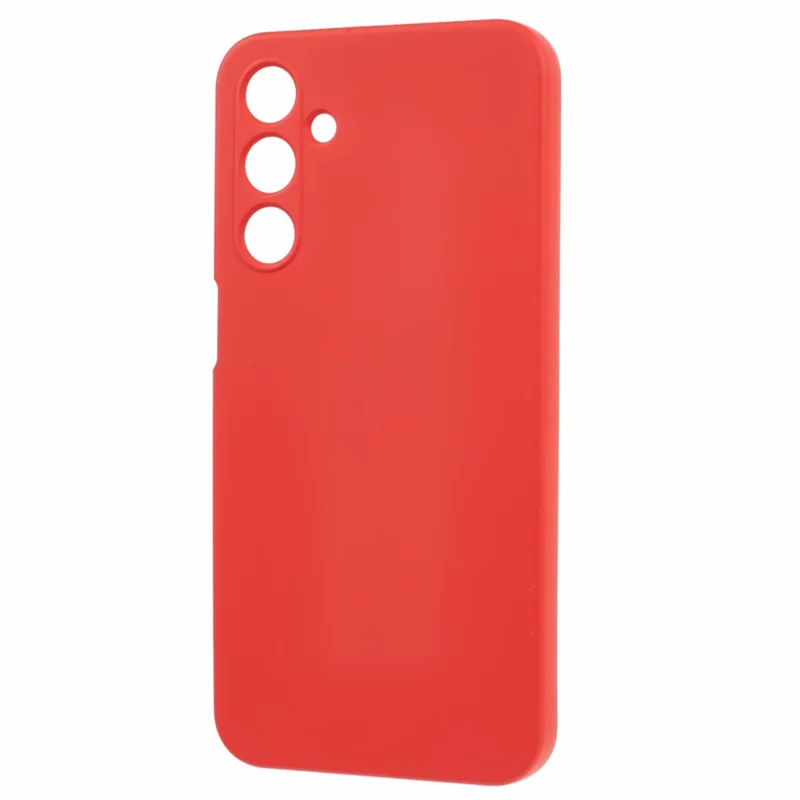 Per Samsung Galaxy A15 4G / 5G Case TPU+Fiber Lining Soft Touch Phone Cover Lens Protection - Rosso