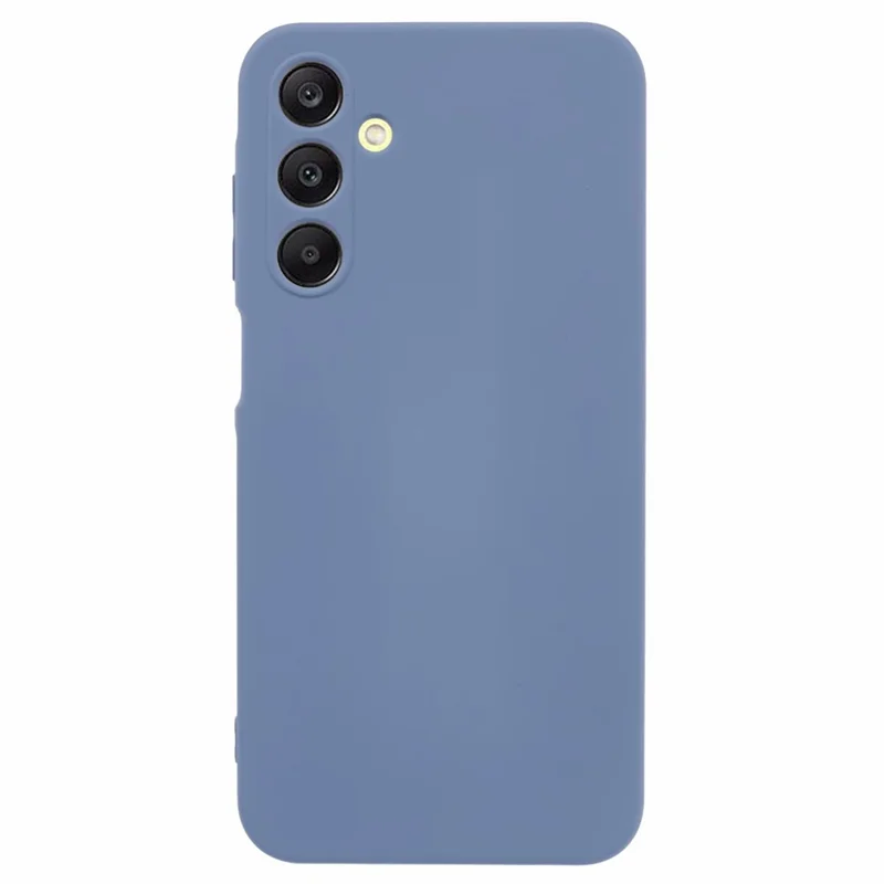 For Samsung Galaxy A15 4G / 5G Case TPU+Fiber Lining Soft Touch Phone Cover Lens Protection - Lavender Grey