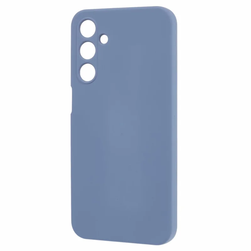 For Samsung Galaxy A15 4G / 5G Case TPU+Fiber Lining Soft Touch Phone Cover Lens Protection - Lavender Grey