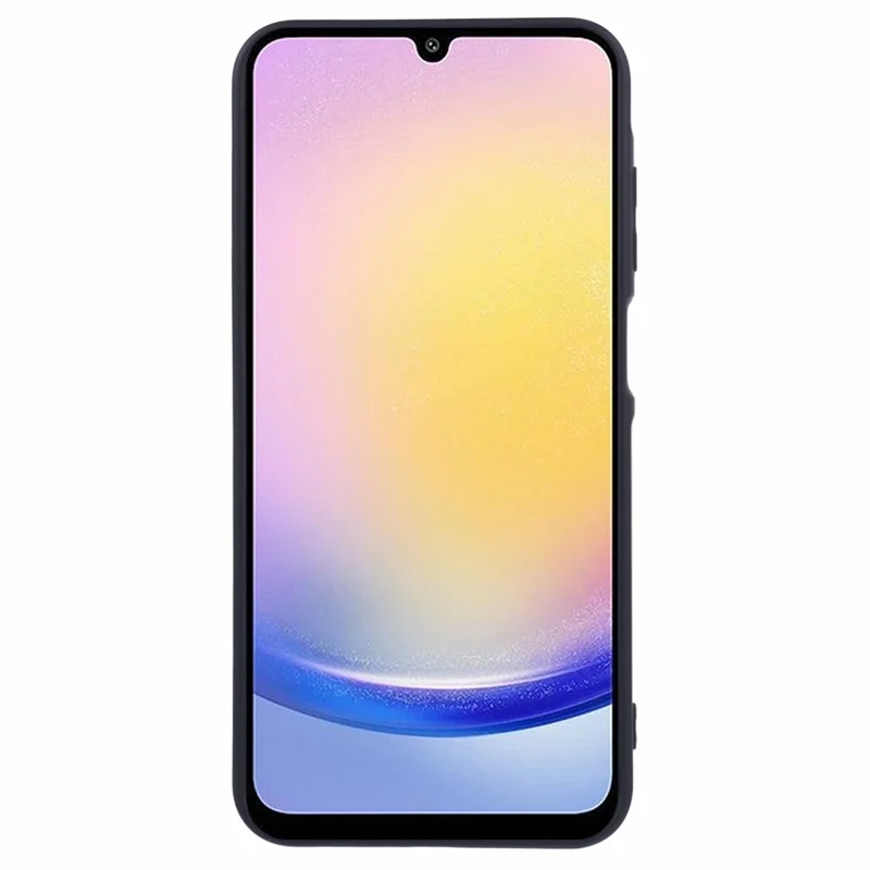 Per Samsung Galaxy A15 4G / 5G Cover Custodia TPU+Fodera in Fibra Touch Morbido Protezione Lente - Nero