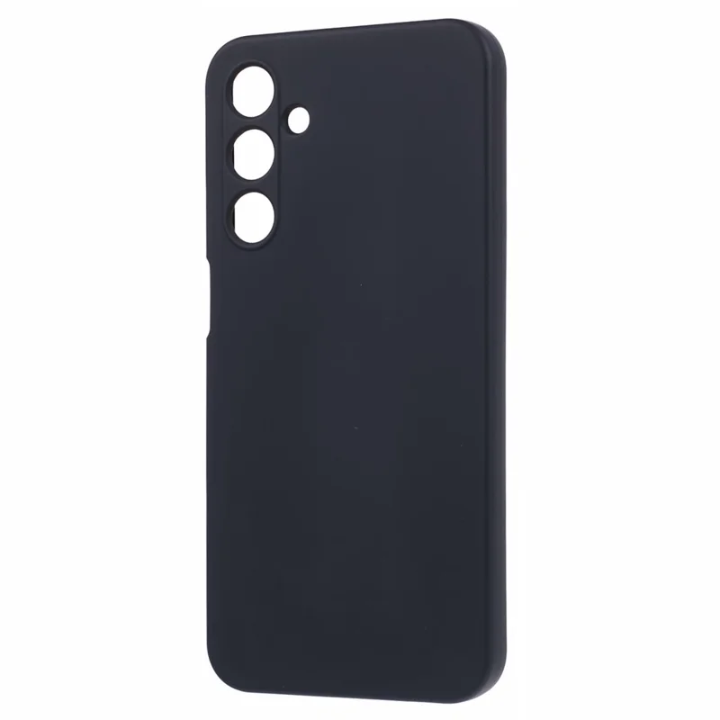 Per Samsung Galaxy A15 4G / 5G Cover Custodia TPU+Fodera in Fibra Touch Morbido Protezione Lente - Nero
