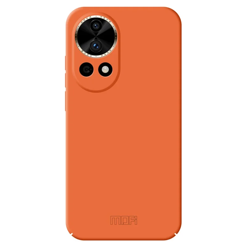 MOFI JK Qin Series For Huawei nova 12 5G Case Skin-Friendly Touch TPU+Acrylic Phone Cover - Orange
