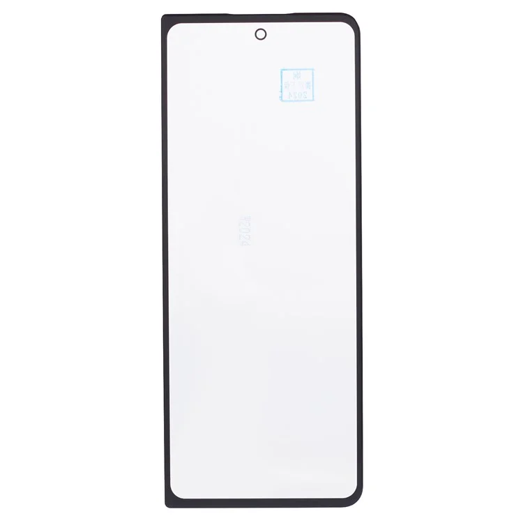 For Samsung Galaxy Z Fold5 5G F946 Front Screen Glass Lens + OCA Adhesive Part (Small Screen) (without Logo)