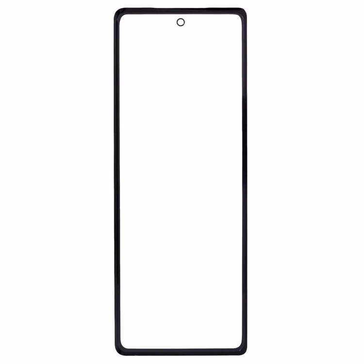 Für Samsung Galaxy Z Fold2 5G F916 Front Screen Glass Lens + OCA Adhesive Part (Small Screen) (ohne Logo)