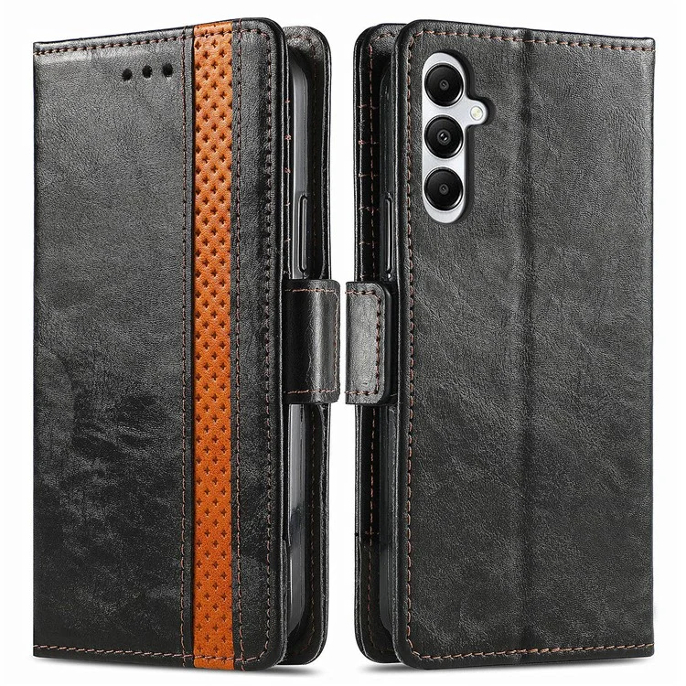 CASENEO 002 Serie für Samsung Galaxy A05s 4G Hülle RFID-Blocker PU-Leder Klapptasche - Schwarz