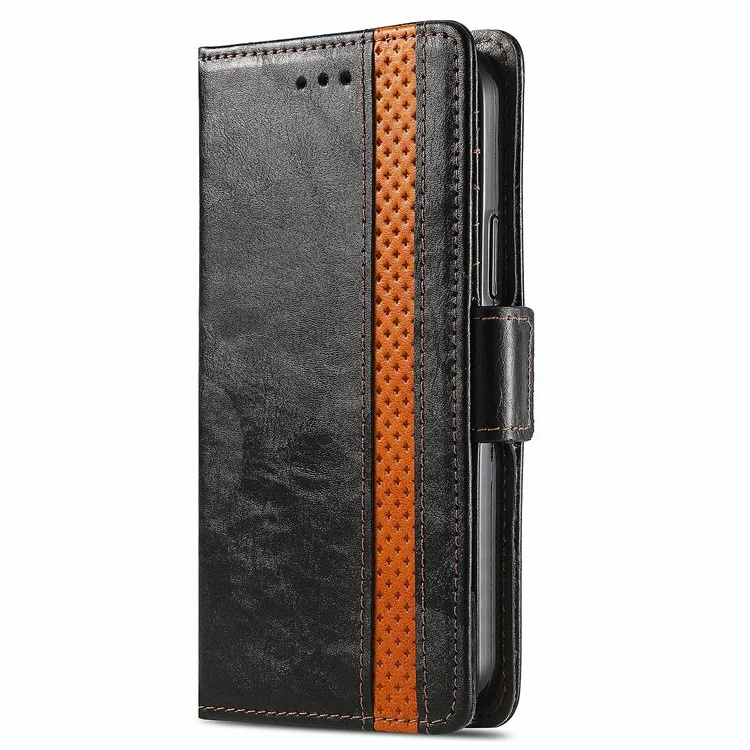 For Honor Magic6 Pro 5G Phone Cases CASENEO PU Leather Cover Stand with RFID Blocking Wallet - Black