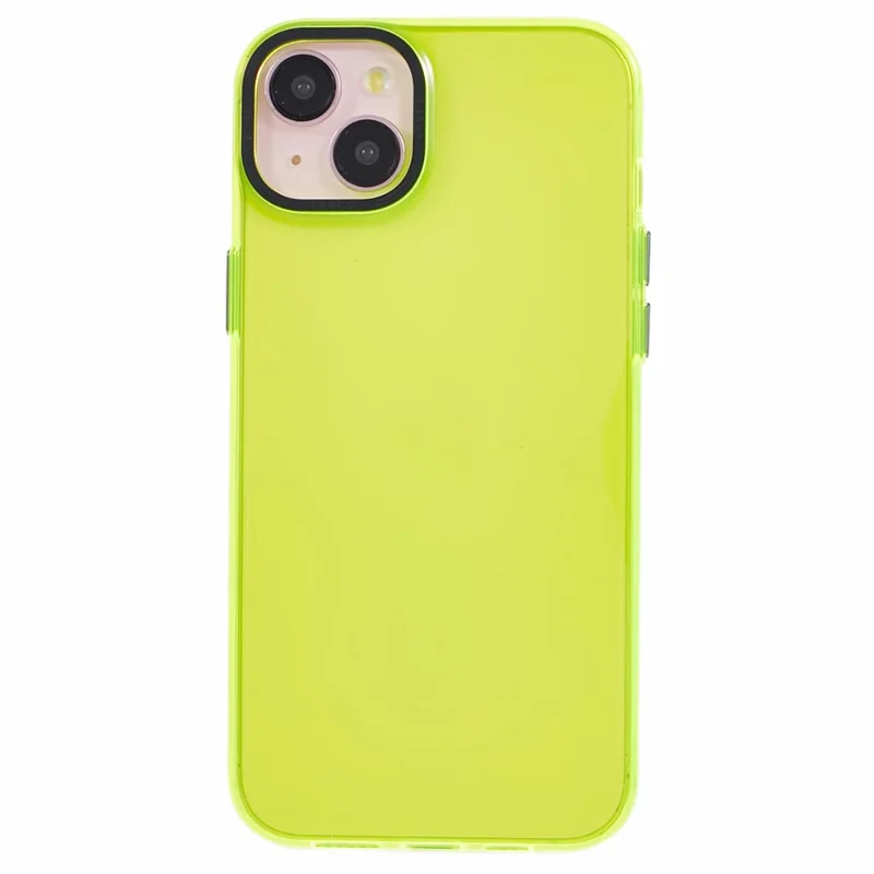 TGVI'S Grace Series For iPhone 14 Plus Cell Phone Case TPU Colorful Design Back Cover - Fluorescent Green