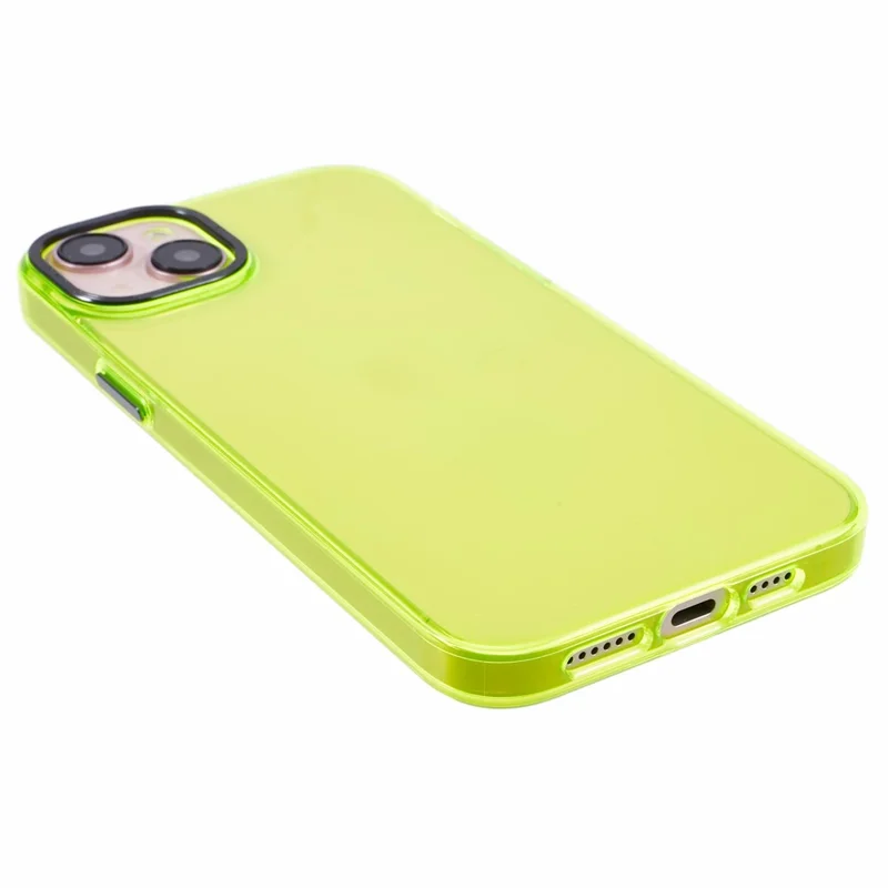 TGVI'S Grace Series For iPhone 14 Plus Cell Phone Case TPU Colorful Design Back Cover - Fluorescent Green