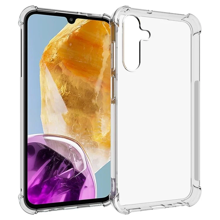 Per Samsung Galaxy M15 5G / F15 5G Custodia Antiscivolo Anti-caduta Trasparente TPU Custodia per Smartphone