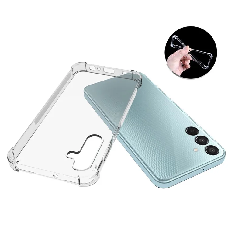 Per Samsung Galaxy M15 5G / F15 5G Custodia Antiscivolo Anti-caduta Trasparente TPU Custodia per Smartphone