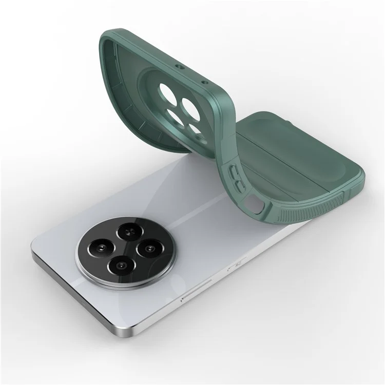 Funda TPU para Realme 12 5G a prueba de arañazos y suave en la parte posterior - Verde