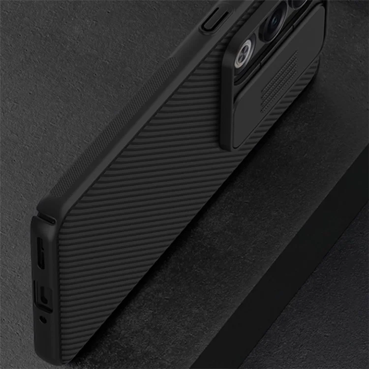 NILLKIN CamShield for OnePlus Ace 3V 5G Case Bump Proof PC Phone Cover with Slide Camera Lid - Black