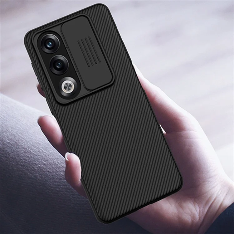 NILLKIN CamShield for OnePlus Ace 3V 5G Case Bump Proof PC Phone Cover with Slide Camera Lid - Black