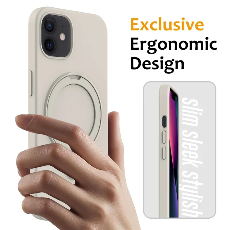 Магнитный чехол с подставкой для iPhone 11, белый