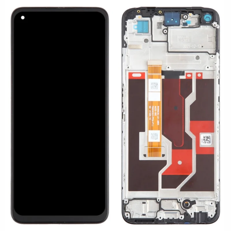 Voor Oppo A36 / A76 Grade C LCD-scherm en digitizerbouw + Frame vervangingsonderdeel (zonder logo)