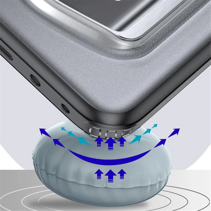 For Honor Magic6 RSR Porsche Design 5G Anti-Scratch Phone Case Hybrid TPU + PC Phone Cover - Transparent