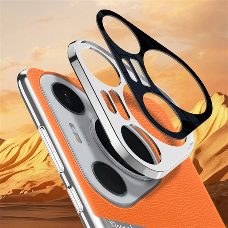 Pour Huawei Pura 70 Étui de téléphone portable Étui en cuir PU amortissant les chocs - Orange