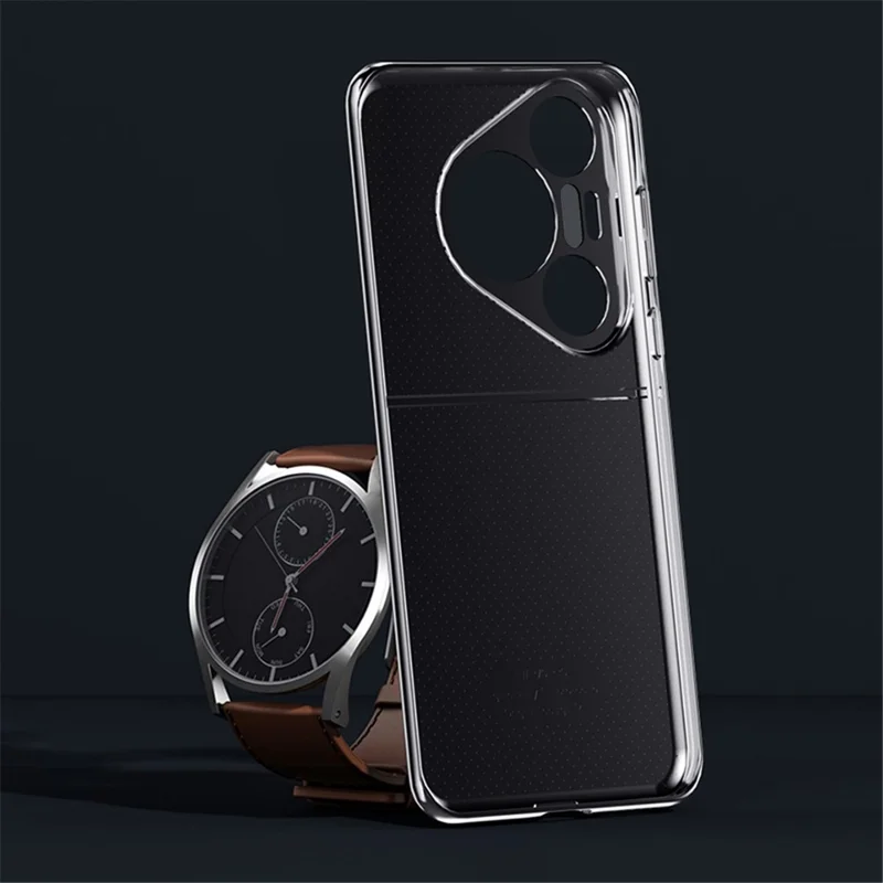 For Huawei Pura 70 Pro / Pura 70 Pro+ Phone Case Drop Protection PU Leather Back Cover - Cyan