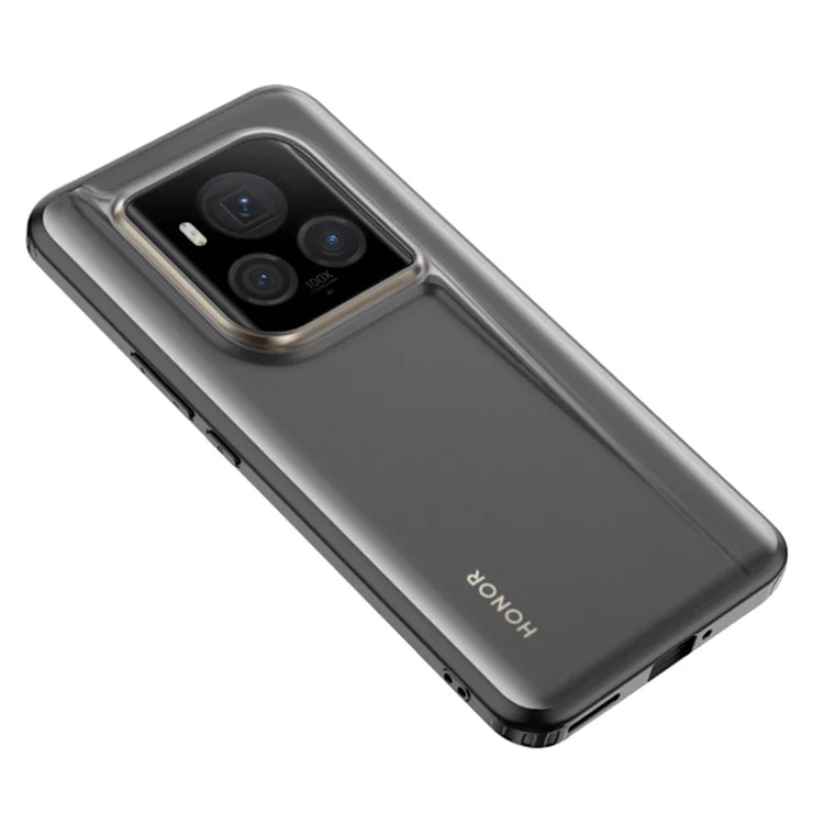 For Honor Magic6 Ultimate 5G Funda de Teléfono Anti Caída TPU+PC Híbrida - Negro