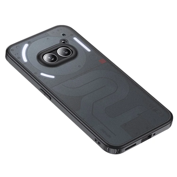For Nothing Phone (2a) Plus / Phone (2a) Cell Phone Case TPU + PC Anti-Scratch Mobile Phone Cover - Matte Black