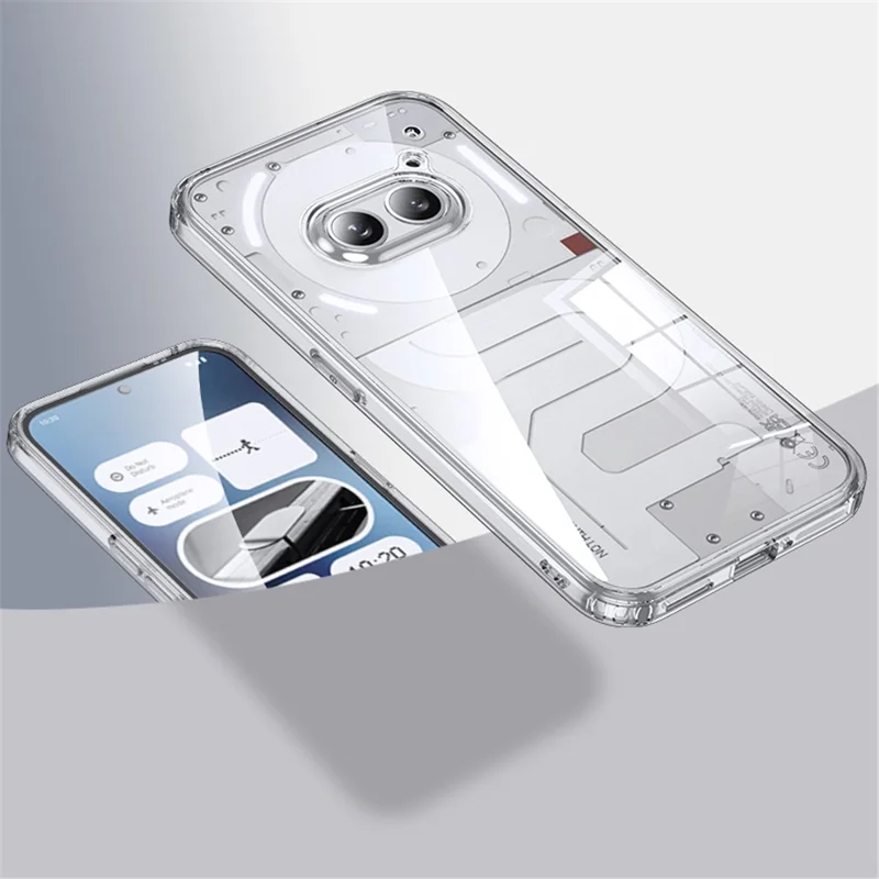 For Nothing Phone (2a) Plus / Phone (2a) Cell Phone Case TPU + PC Anti-Scratch Mobile Phone Cover - Transparent